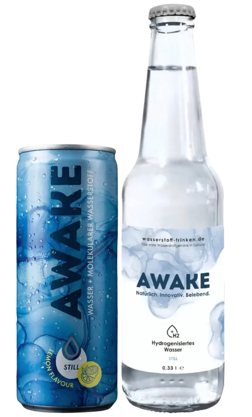 AWAKE Flasche und Dose